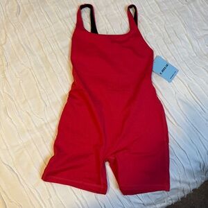 Fleo Red Athletic Shorts